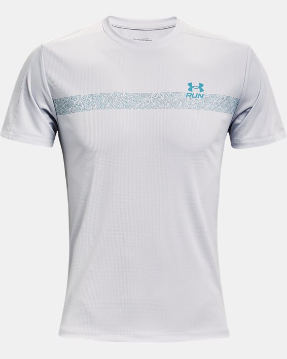 T-shirt à manches courtes UA Speed Stride Graphic pour homme, Gray, pdpMainDesktop image number 4
